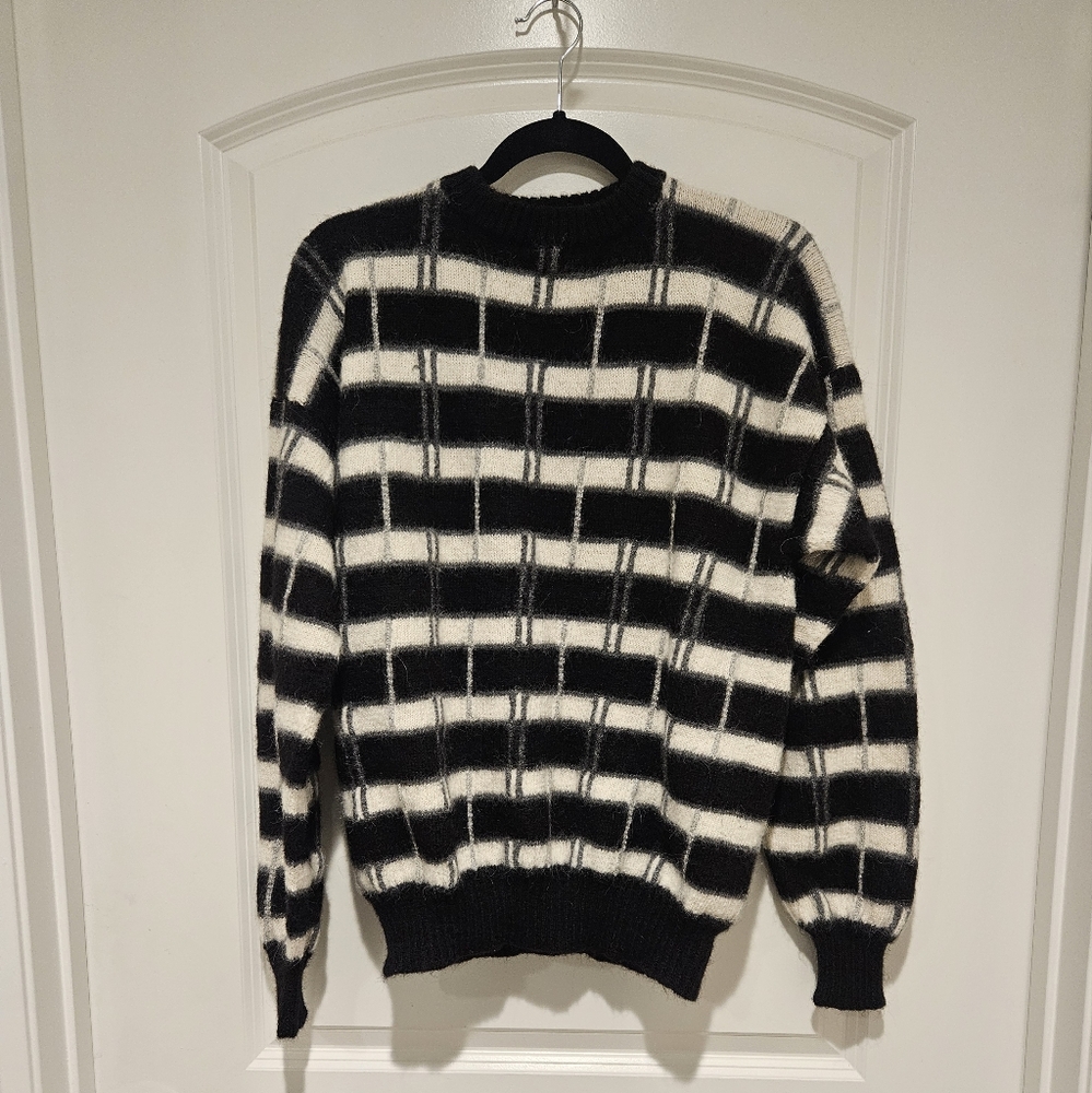 Hallet San Francisco 100% Alpaca Men's Sweater #0004